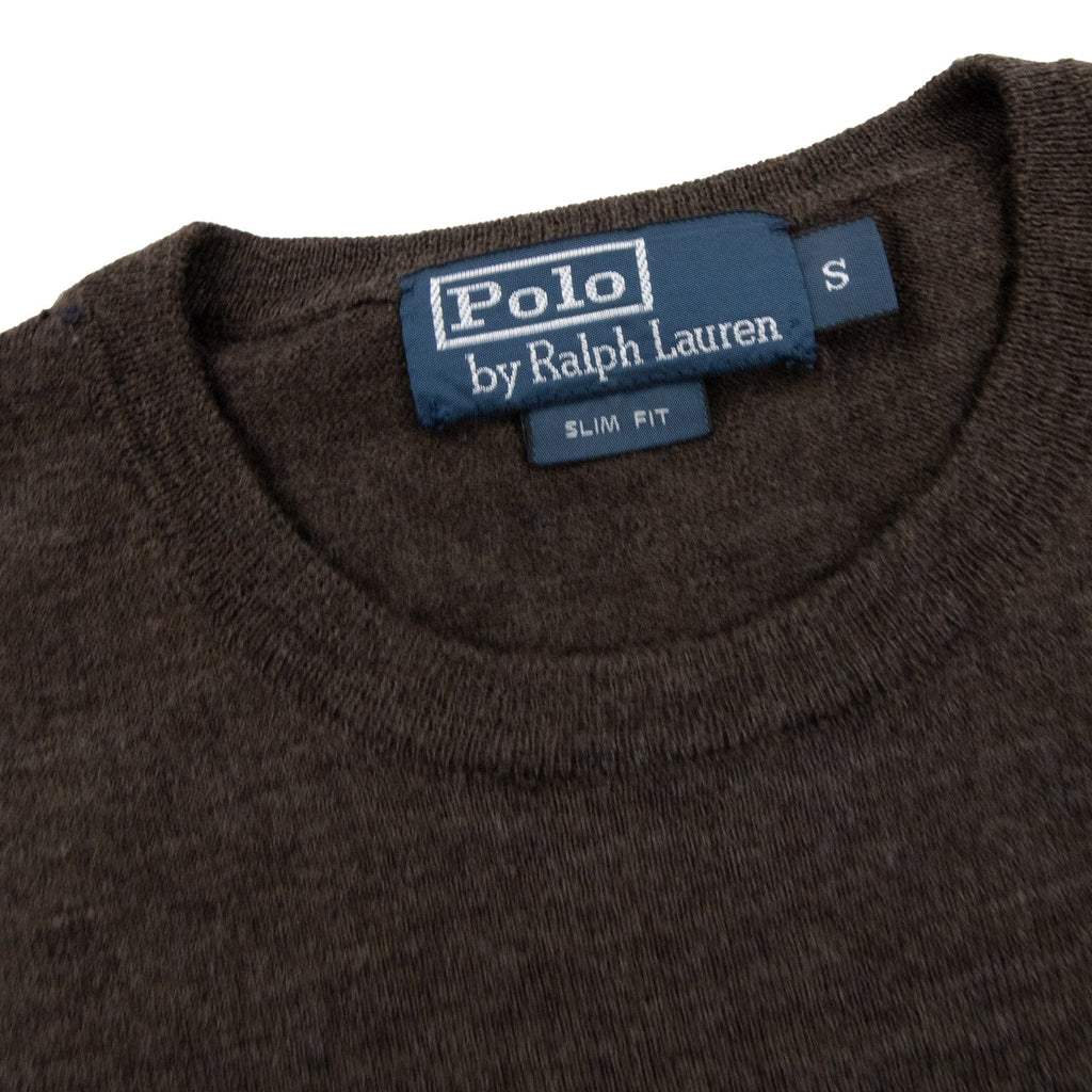 Pre-Loved Merino Wool Knitted Sweater Brown Small