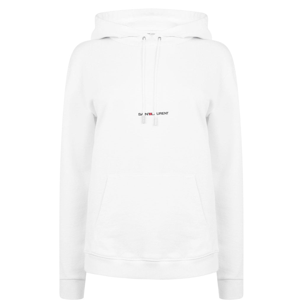 Womens Saint Laurent White Hoodie
