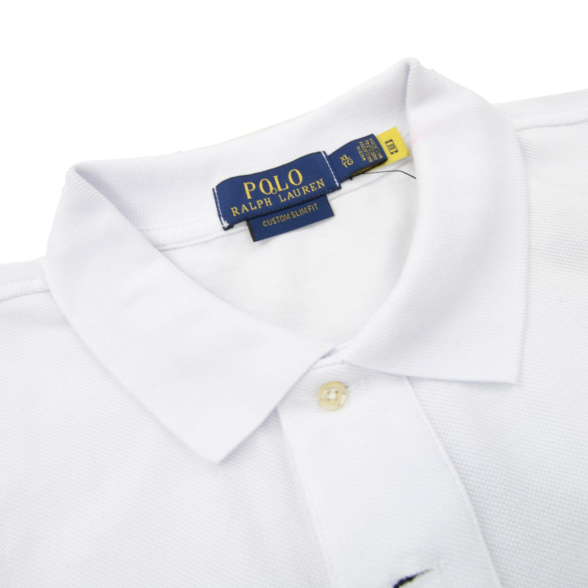 Pre-Loved Custom Slim fit Polo White XL