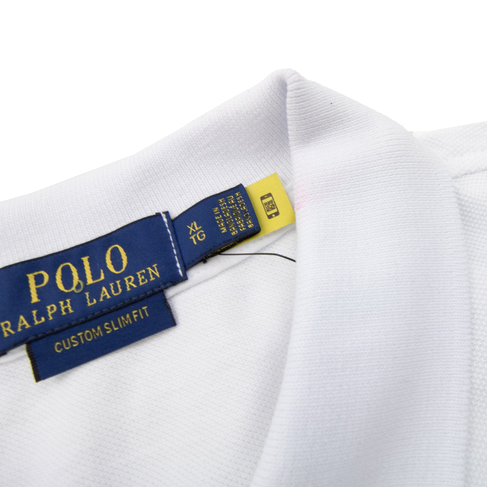 Pre-Loved Custom Slim fit Polo White XL