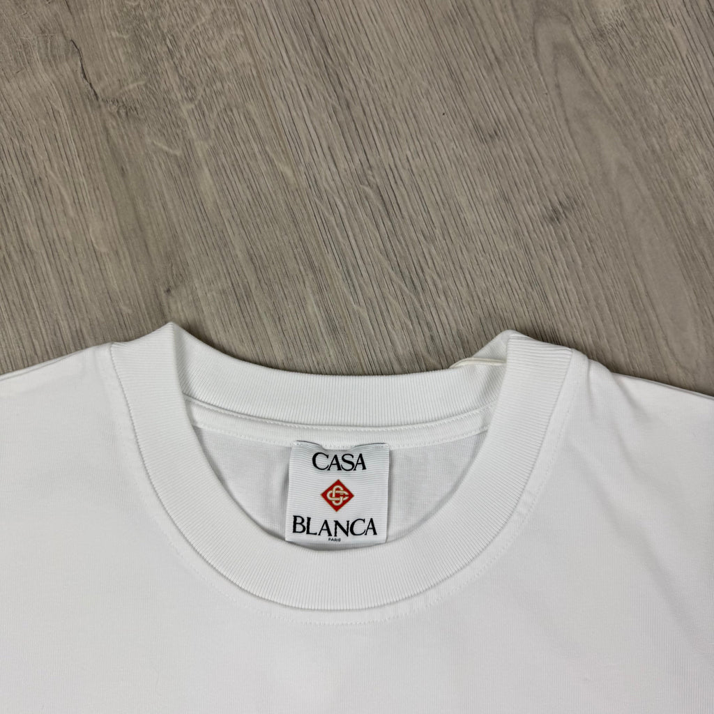 Casablanca 'Tennis Club' T-Shirt - White