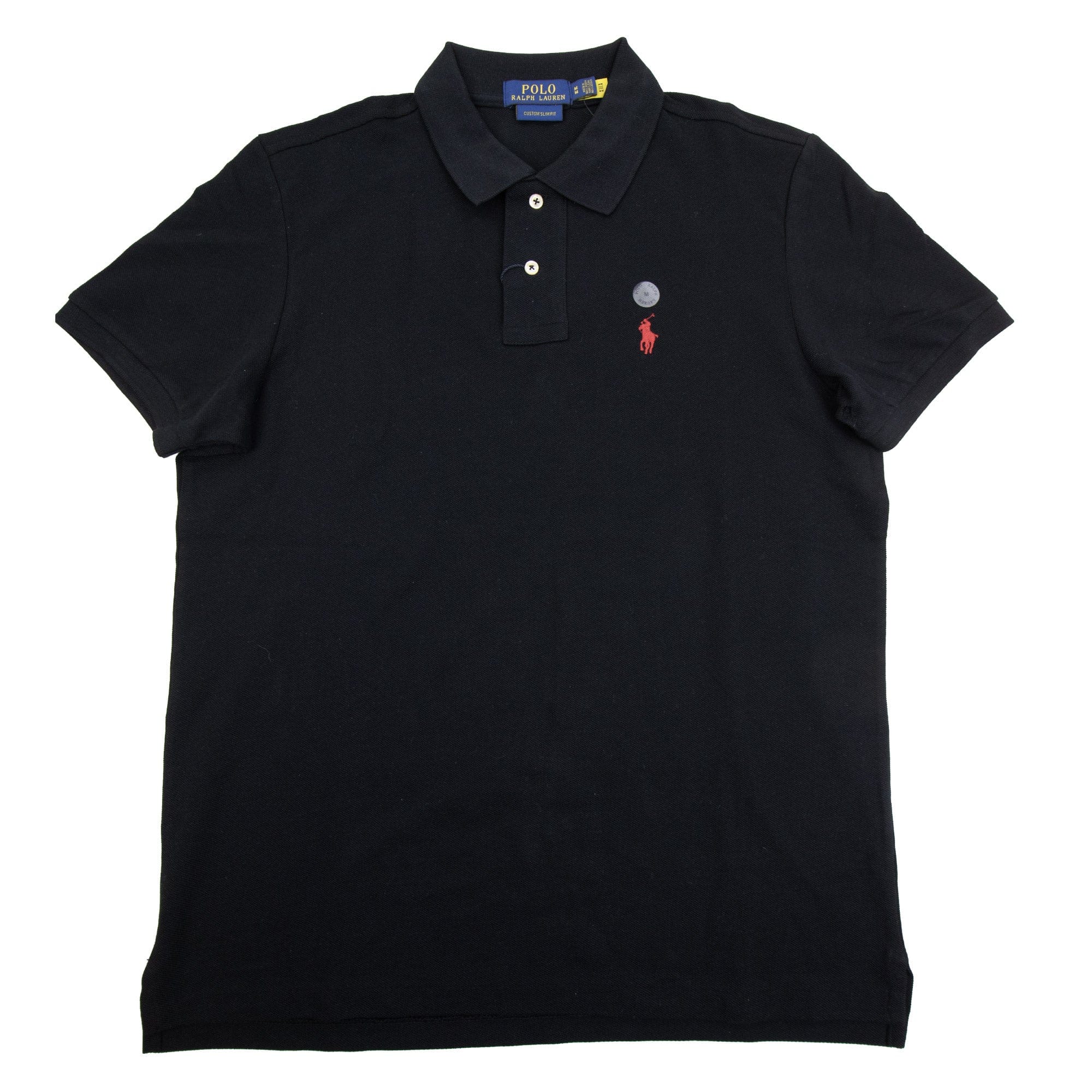 Pre-Loved Custom Slim fit Polo Black Medium