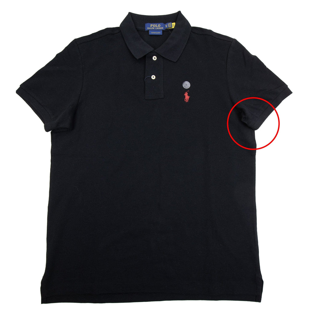 Pre-Loved Custom Slim fit Polo Black Medium