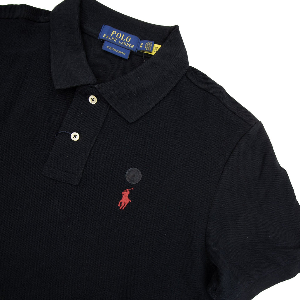 Pre-Loved Custom Slim fit Polo Black Medium