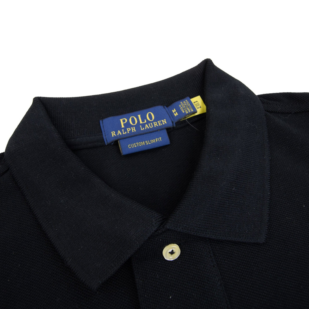 Pre-Loved Custom Slim fit Polo Black Medium