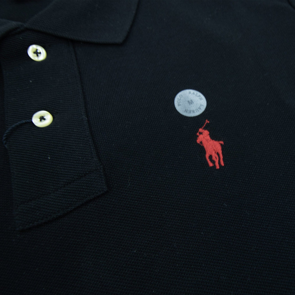 Pre-Loved Custom Slim fit Polo Black Medium