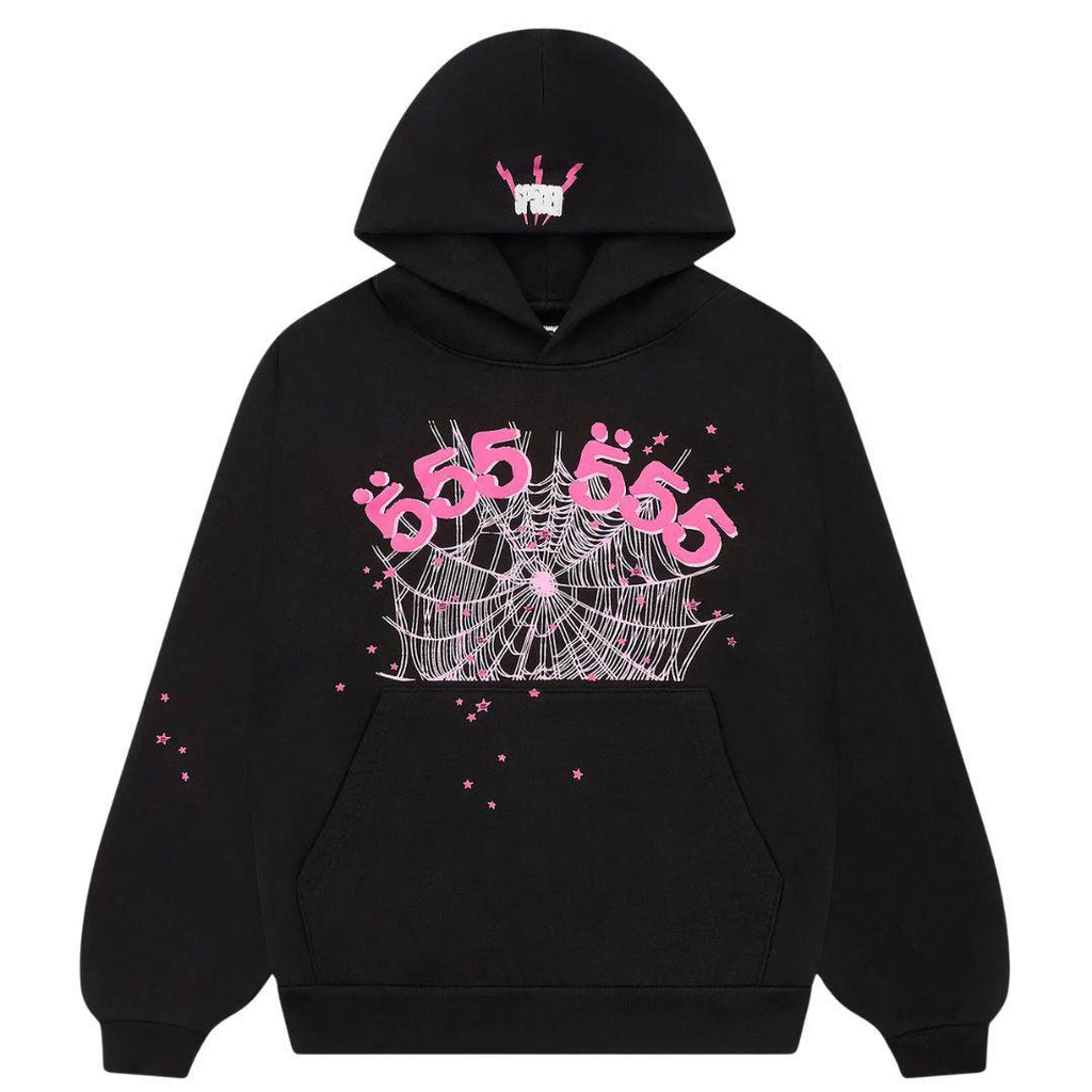 SP5DER ANGEL NUMBER HOODIE BLACK