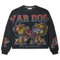 VALE FOREVER WAR DOG THERMAL CREWNECK BLACK