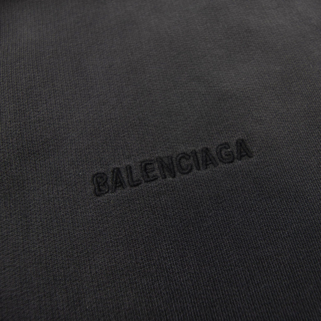 Pre-Loved Dyed Pullover Hoody Black Small