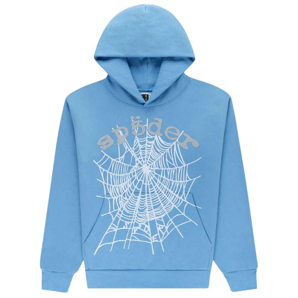 SP5DER OG WEB V2 HOODIE DUSTY BLUE