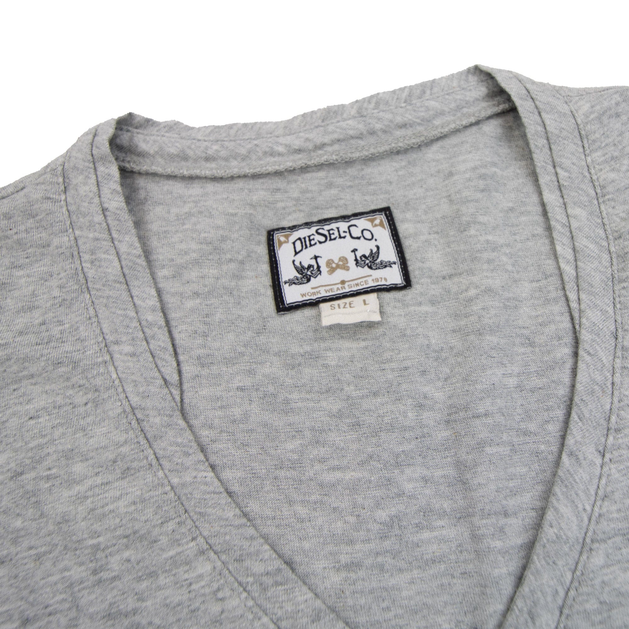 Men's T-Shirt Grey Large