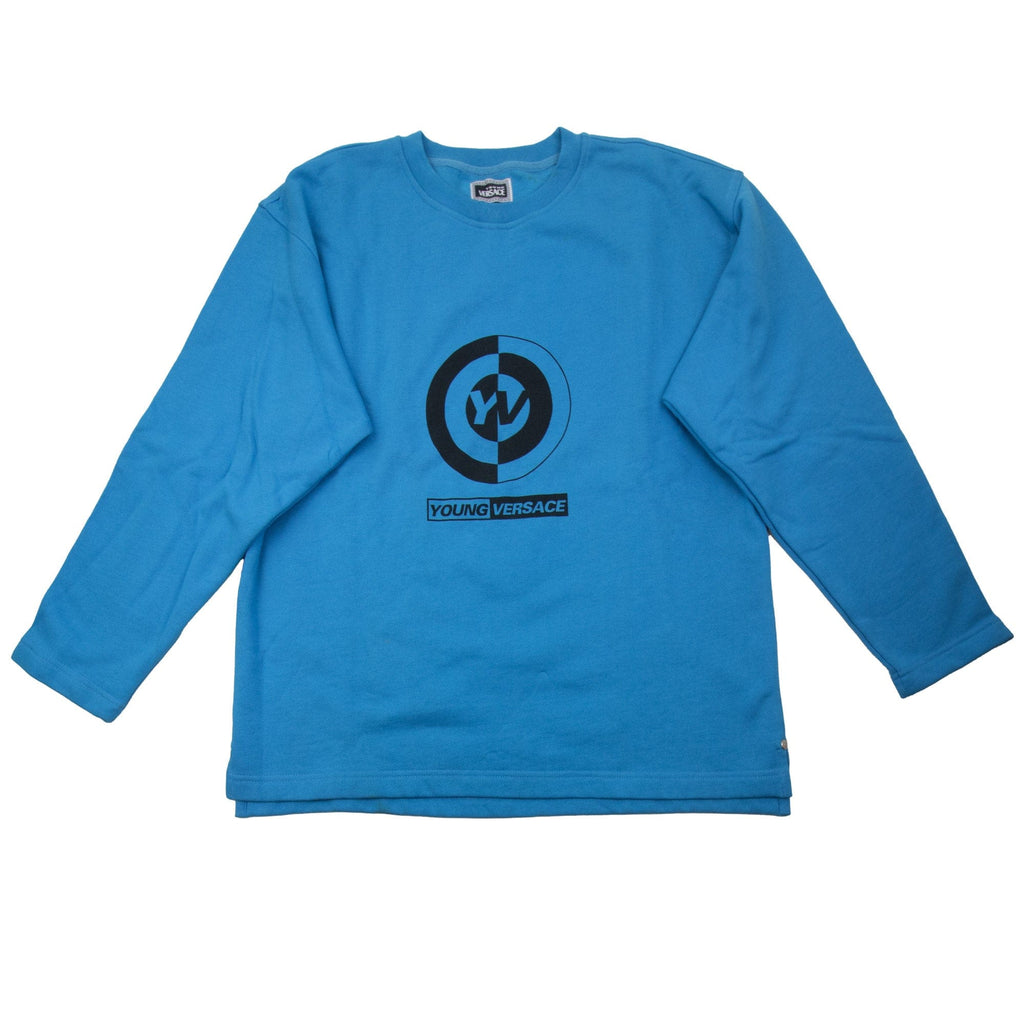Young Versace Kids Sweater Blue 16"