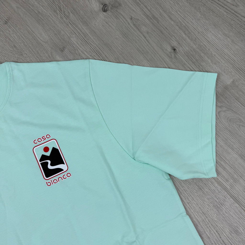 Casablanca 'Sunset Valley' T-Shirt - Mint