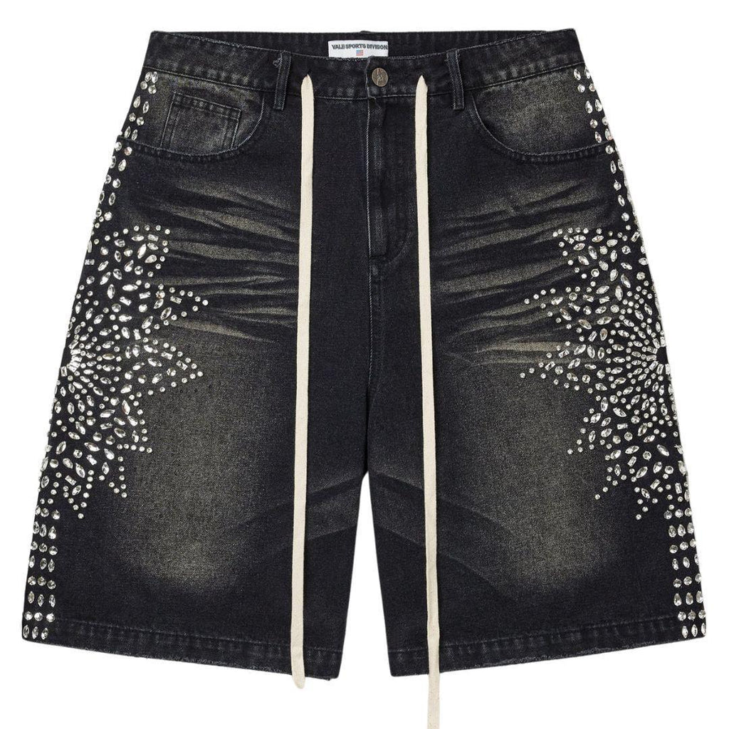 VALE FOREVER SIREN DENIM SHORTS BLACK