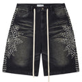VALE FOREVER SIREN DENIM SHORTS BLACK