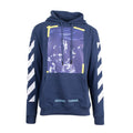 OFF WHITE CARAVAGGIO HOODIE NAVY
