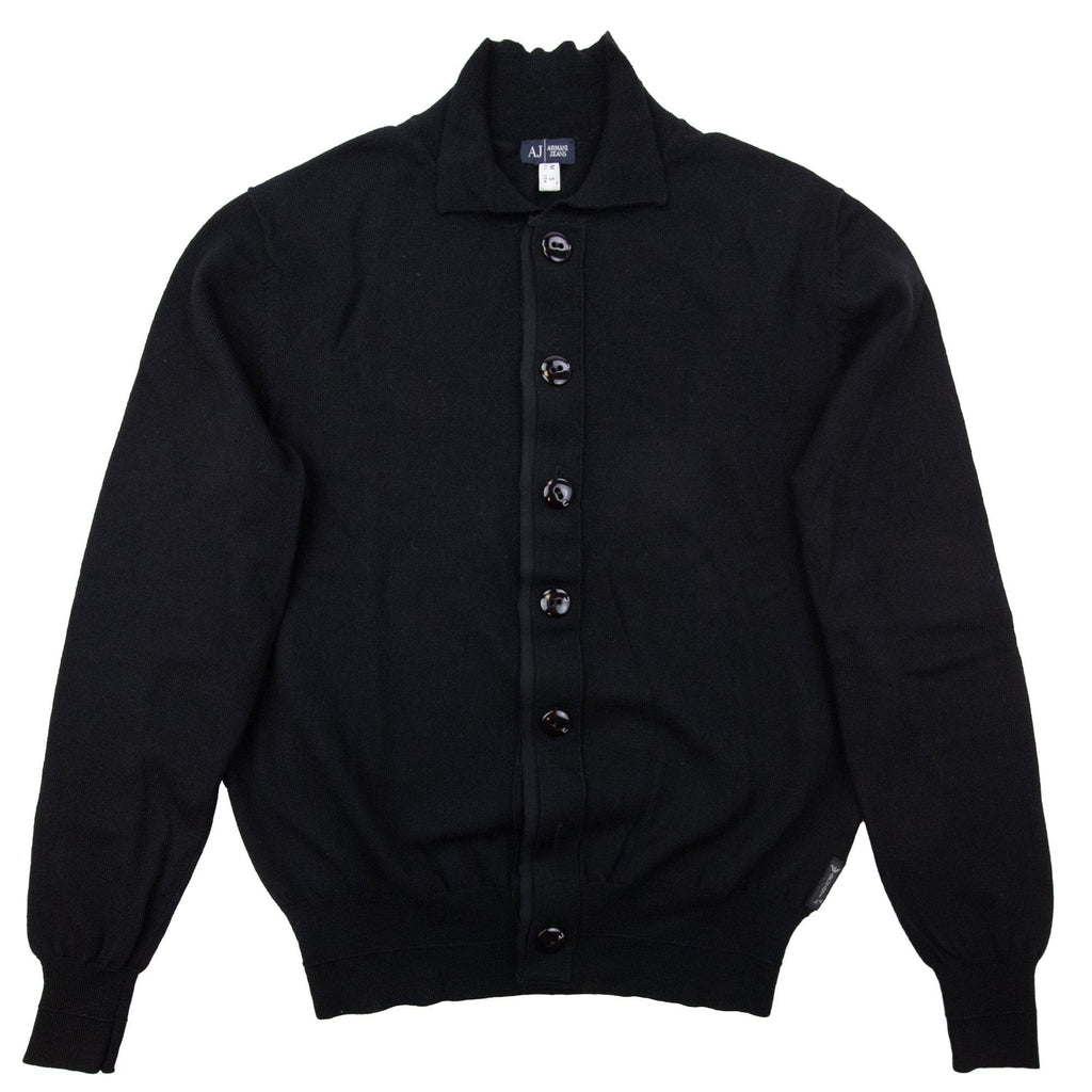 Pre-Loved Cardigan Jumper Black Medium