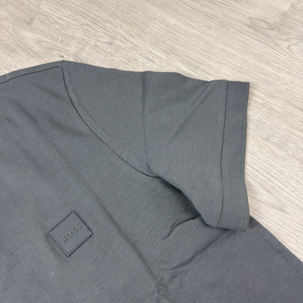 Hugo Boss Polo Shirt - Open Grey