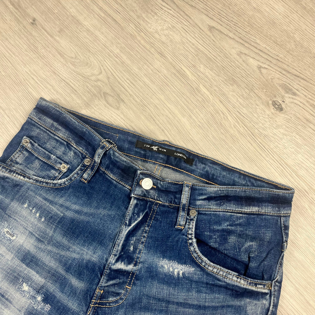 7TH HVN Slim Jeans - Blue