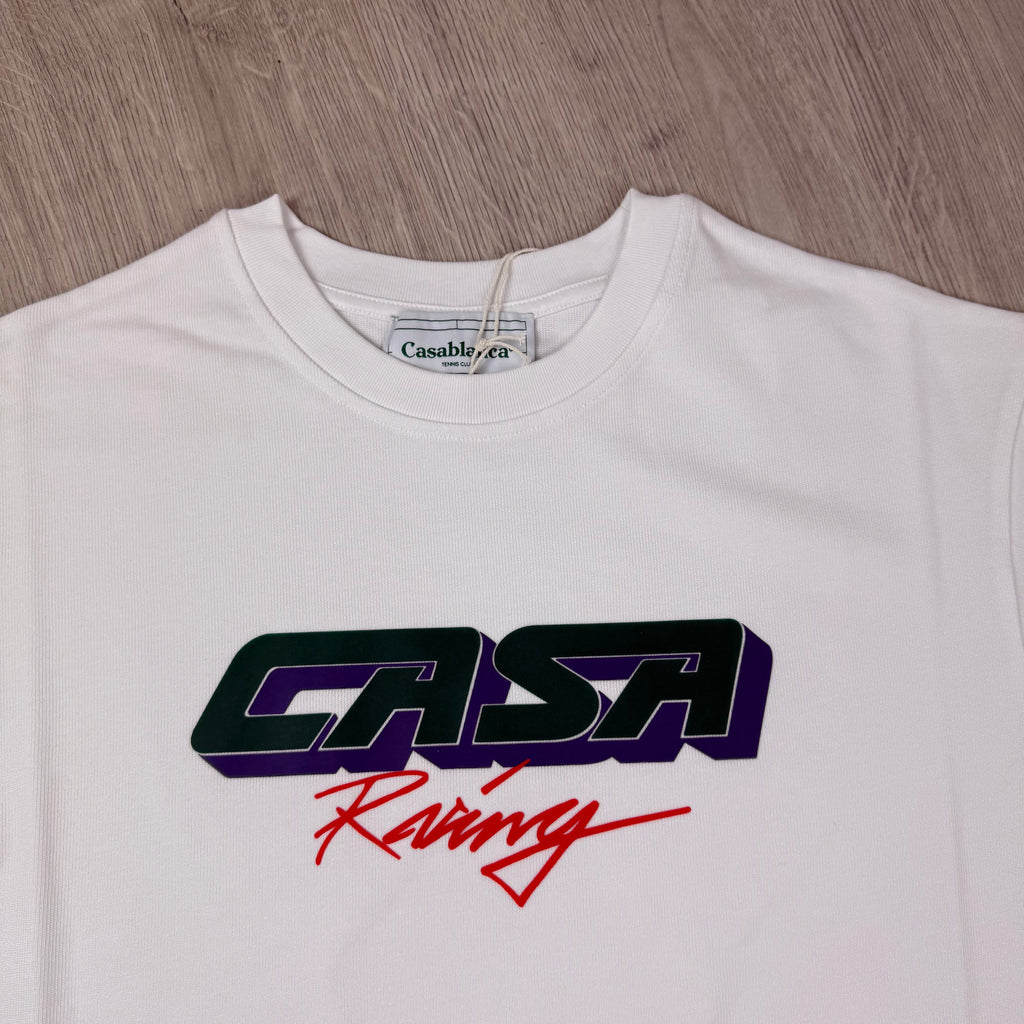 Casablanca 'Casa Racing' T-Shirt - White