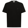 AMI PARIS BLACK TONAL SMALL ADC T-SHIRT BLACK