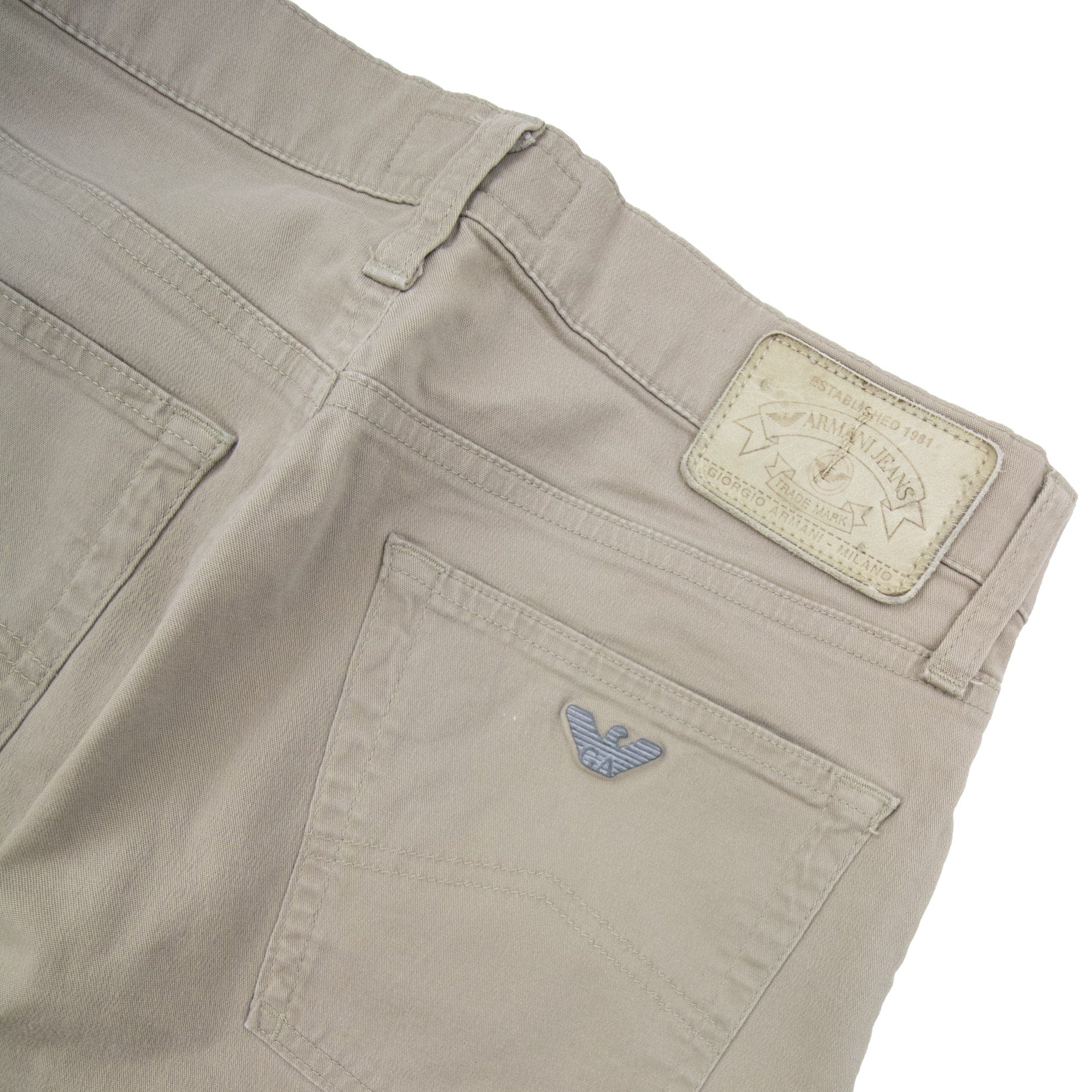 Pre-Loved Cotton Jeans Beige 32"