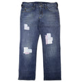 Womens Patchwork Jeans Denim 25"