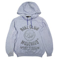 Pre-Loved Speedy Bike Club Print Hooded Sweatshirt Blue Large