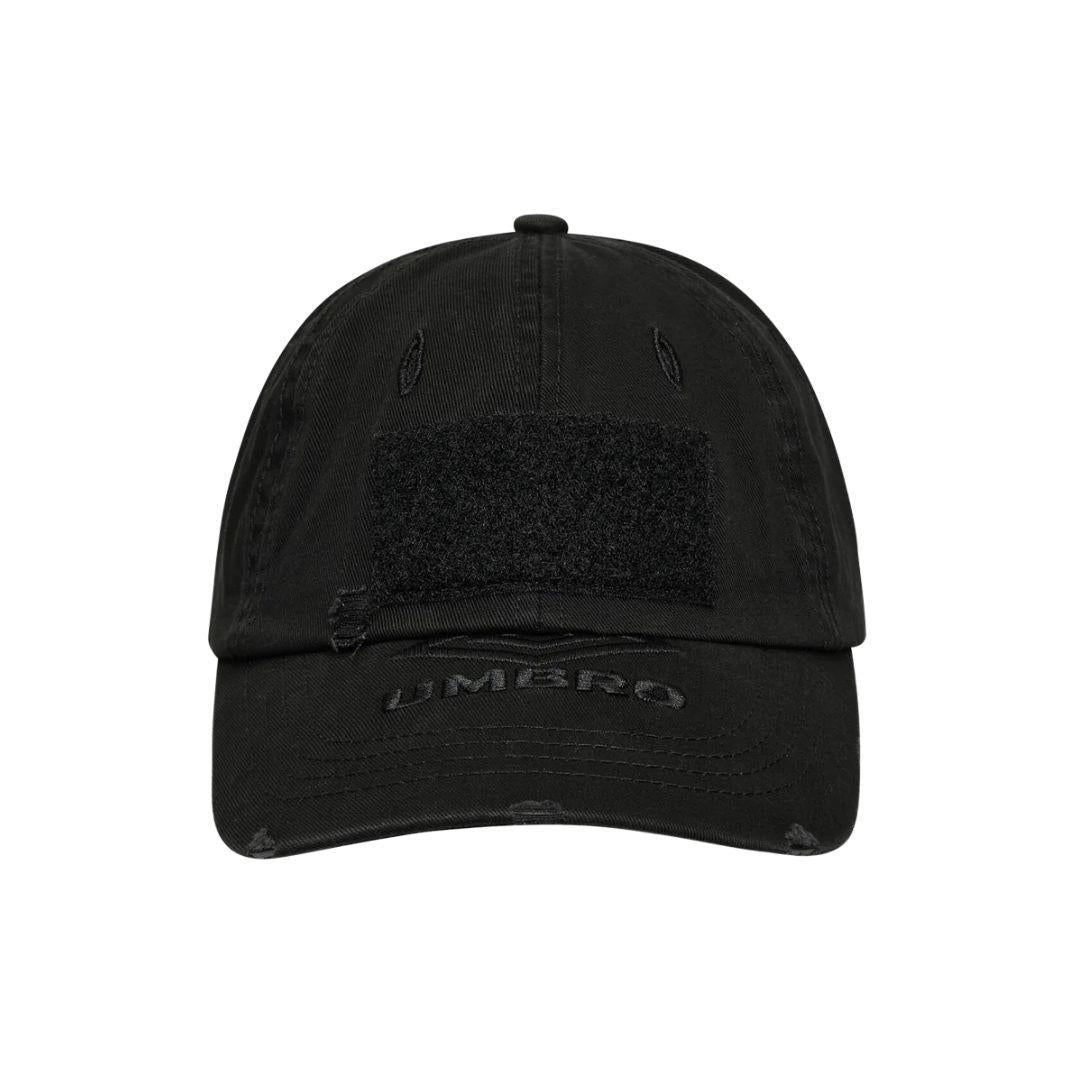 UMBRO TACTICAL CAP WASHED BLACK