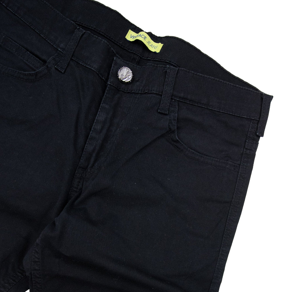 Pre-Loved Pocket Logo Stretch Jeans Black 31"
