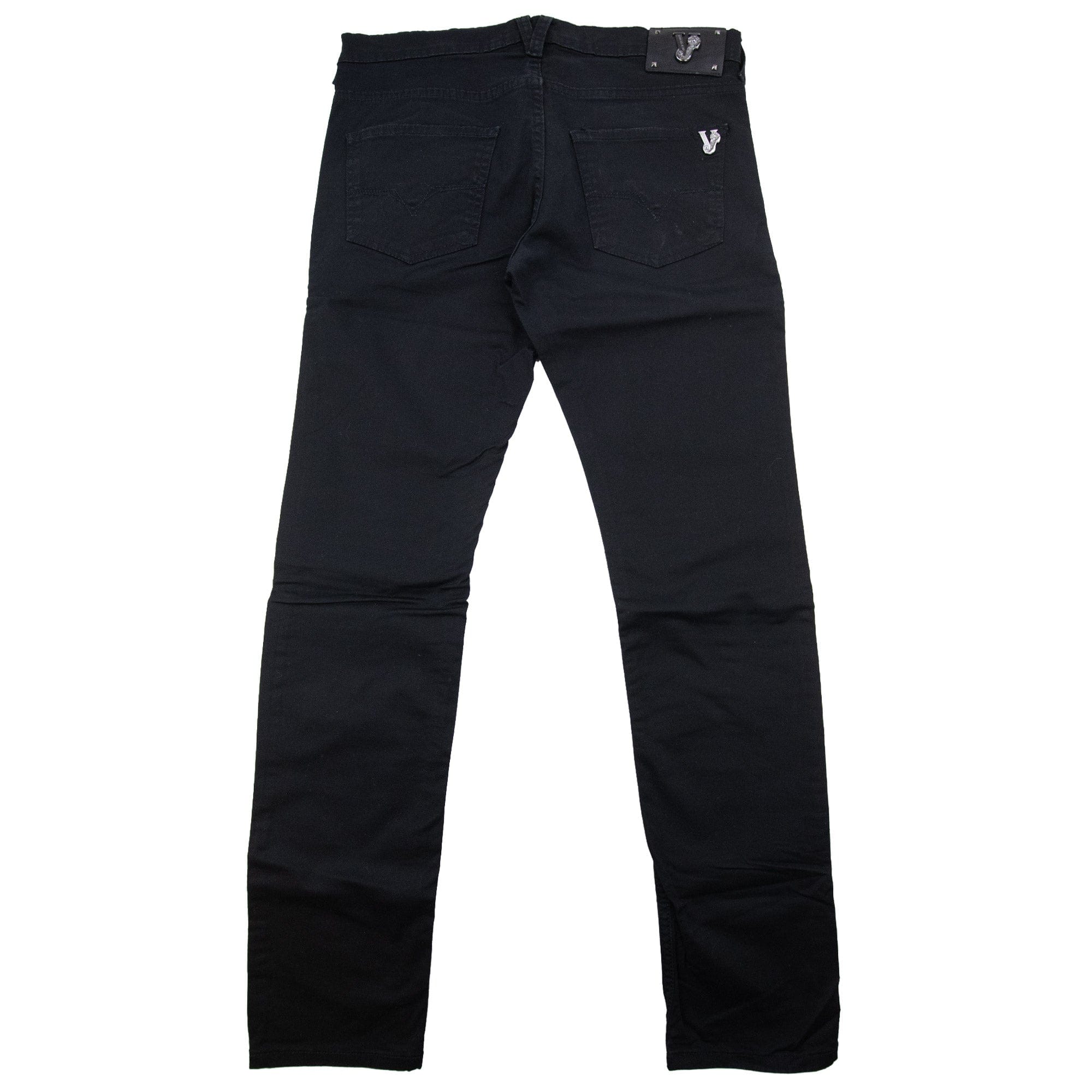 Pre-Loved Pocket Logo Stretch Jeans Black 31"