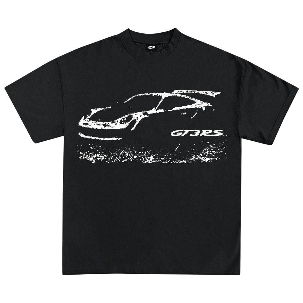 PORSCHE 911 GT3RS GRAPHIC T-SHIRT BLACK