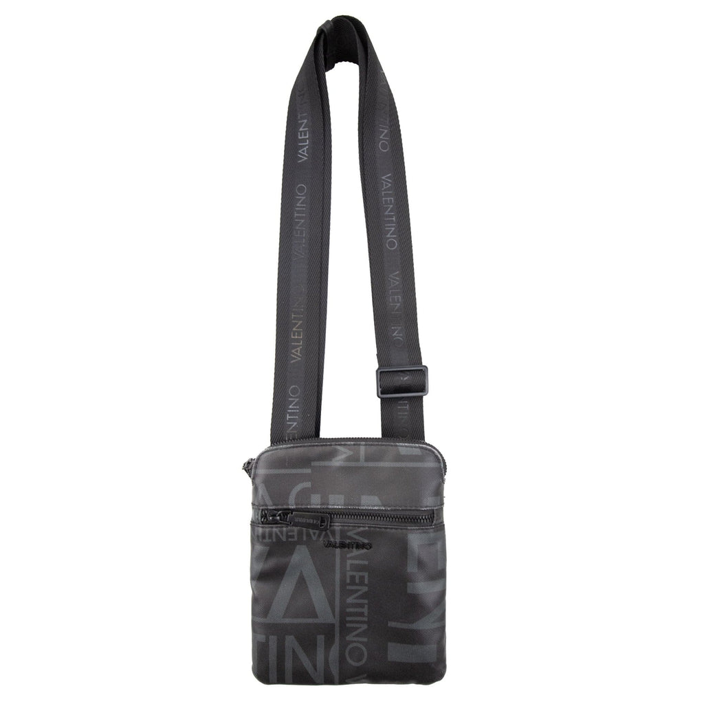 Pre-Loved Logo Printed Shell Cross Body Bag Nylon Nero OS
