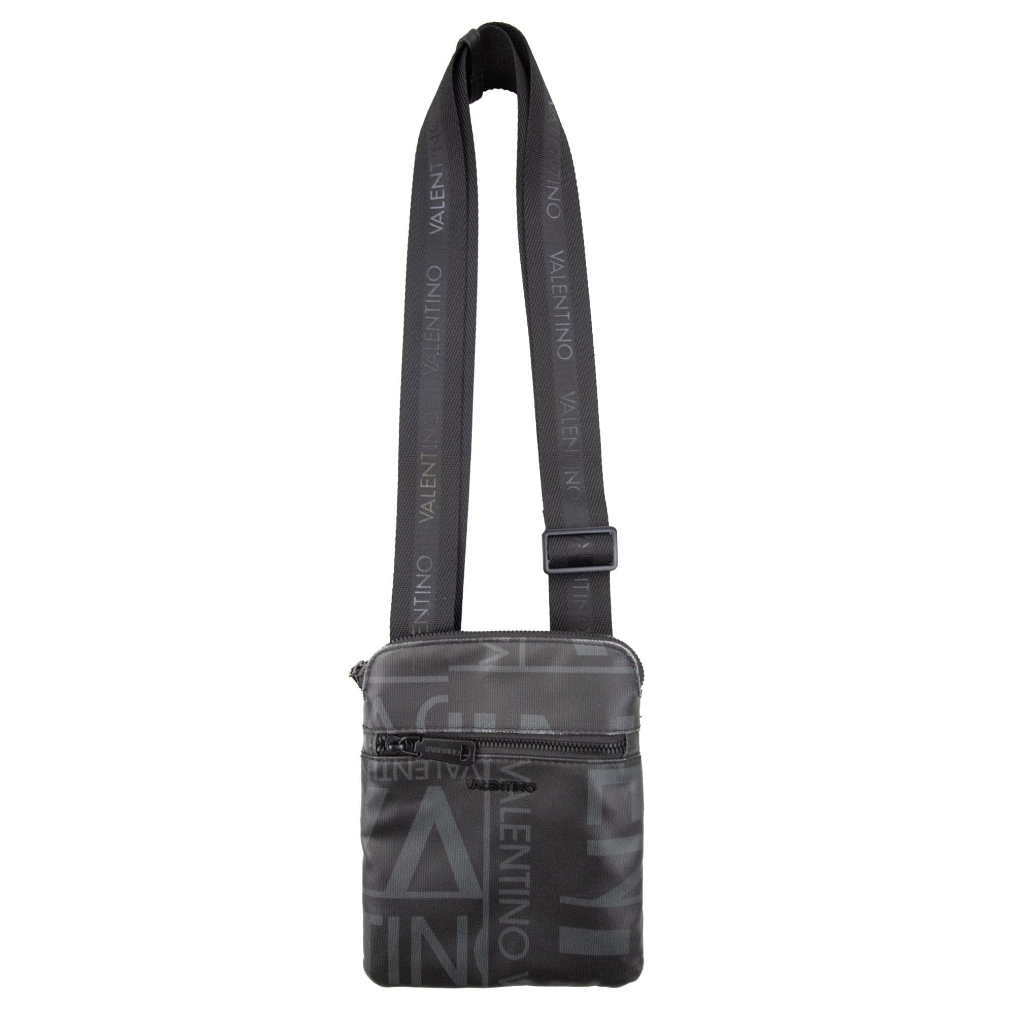 Pre-Loved Logo Printed Shell Cross Body Bag Nylon Nero OS