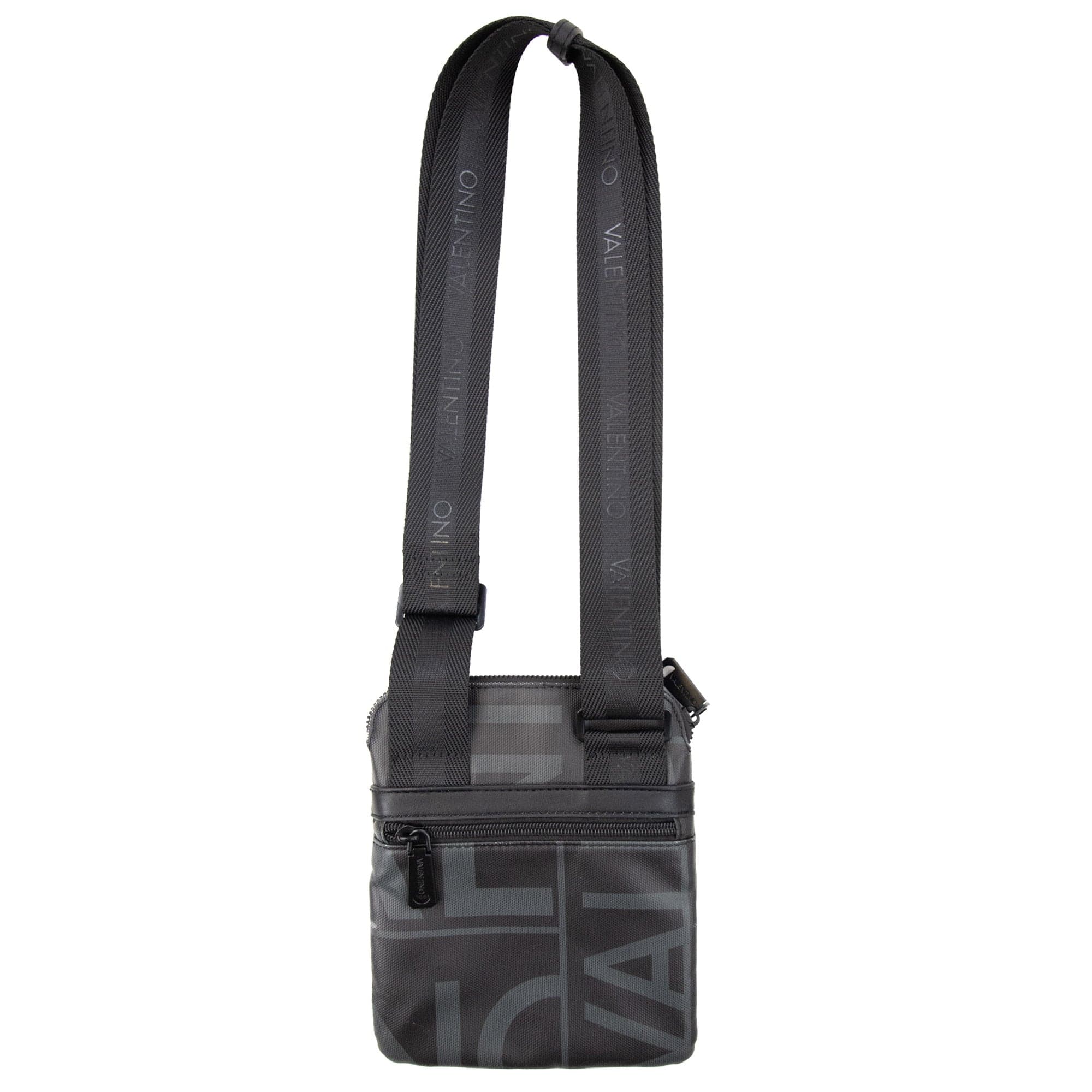 Pre-Loved Logo Printed Shell Cross Body Bag Nylon Nero OS
