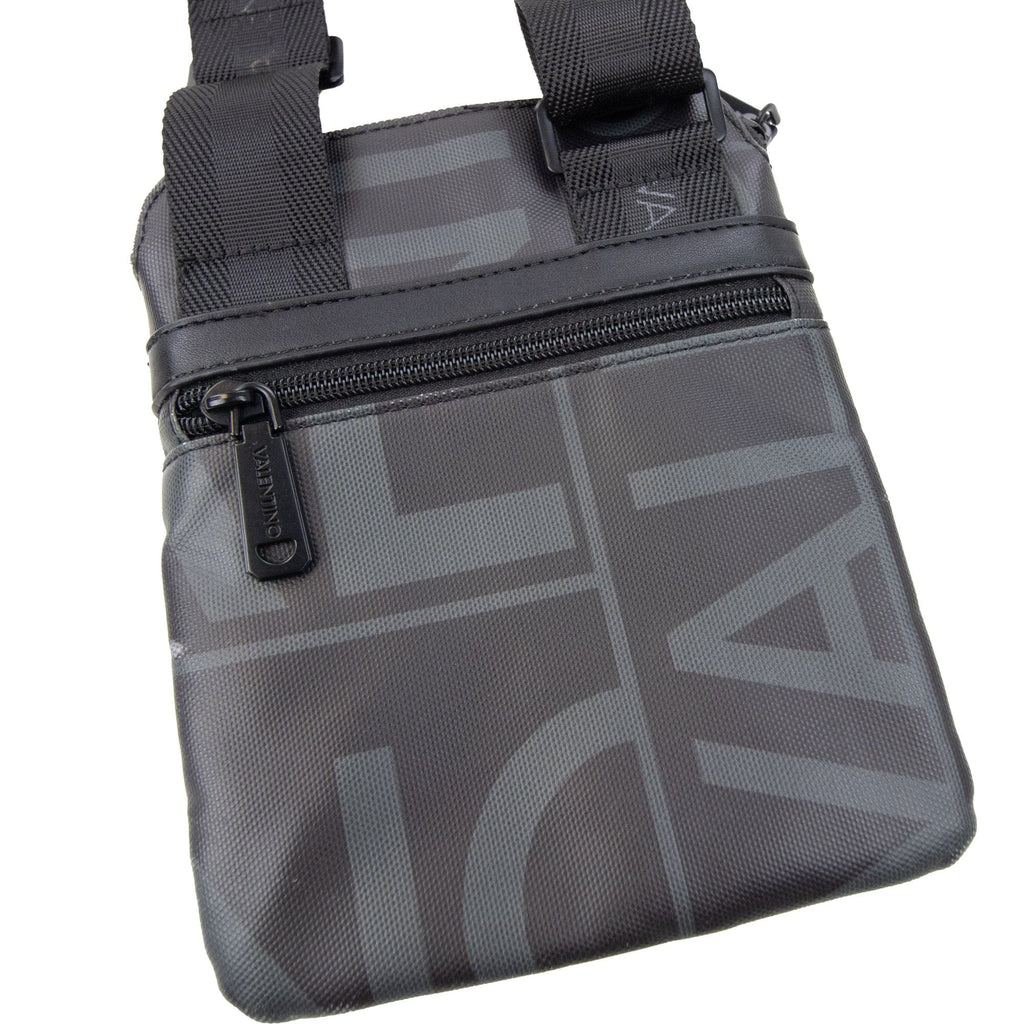 Pre-Loved Logo Printed Shell Cross Body Bag Nylon Nero OS