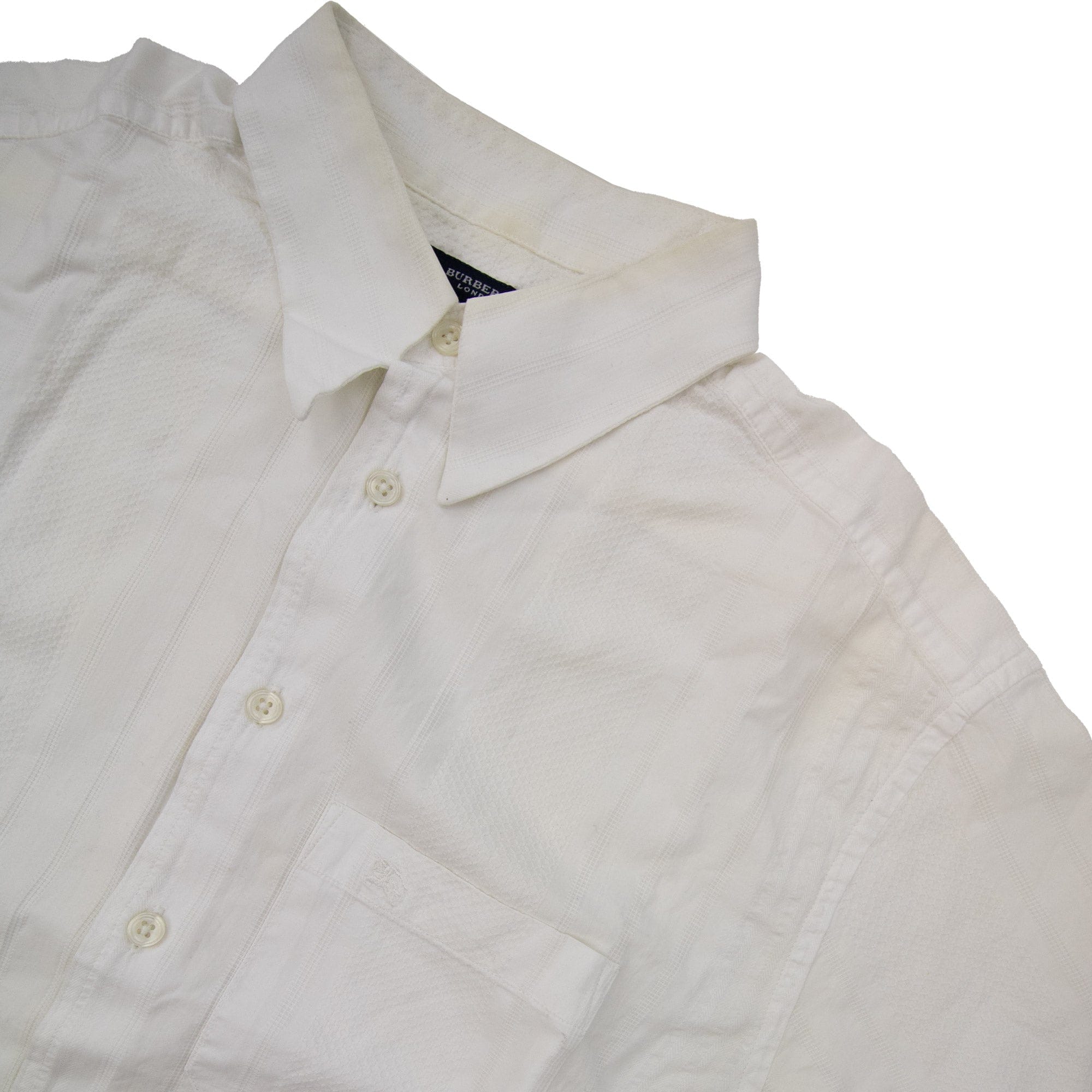 Pre-Loved Short Sleeve Shirt White Medium