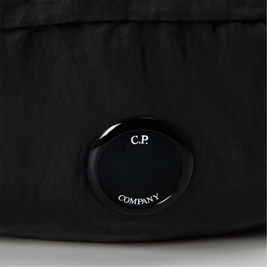 CP Company Chrome Black Nylon B Lens Tote