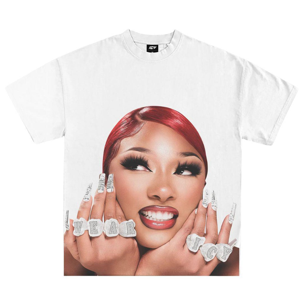 MEG THE STALLION GRAPHIC T-SHIRT WHITE