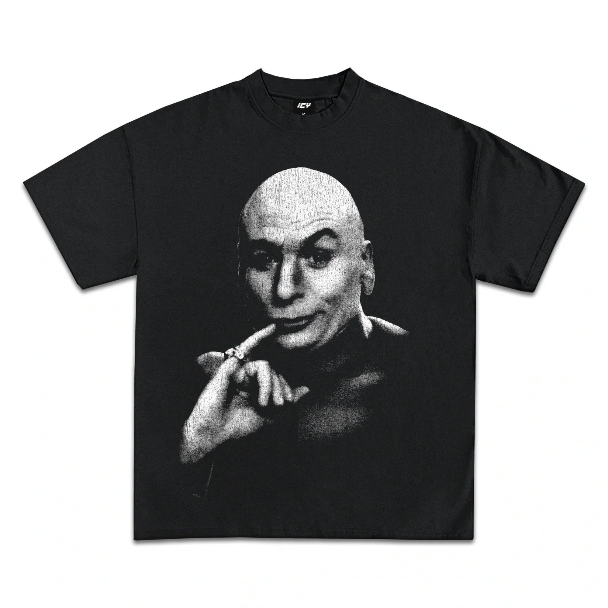 AUSTIN POWERS DR. EVIL MOVIE GRAPHIC T-SHIRT BLACK
