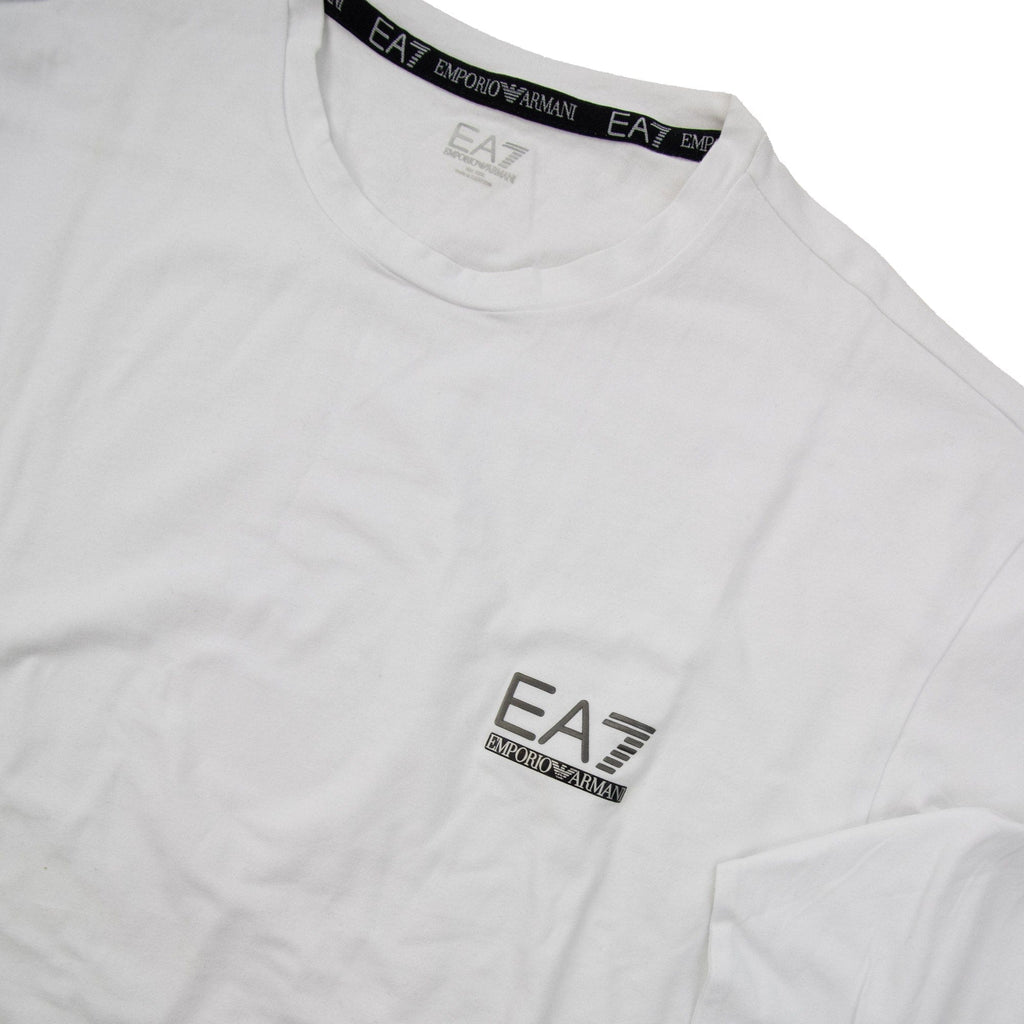 Pre-Loved EA7 Train Evolution Long Sleeve T-shirt White 3XL