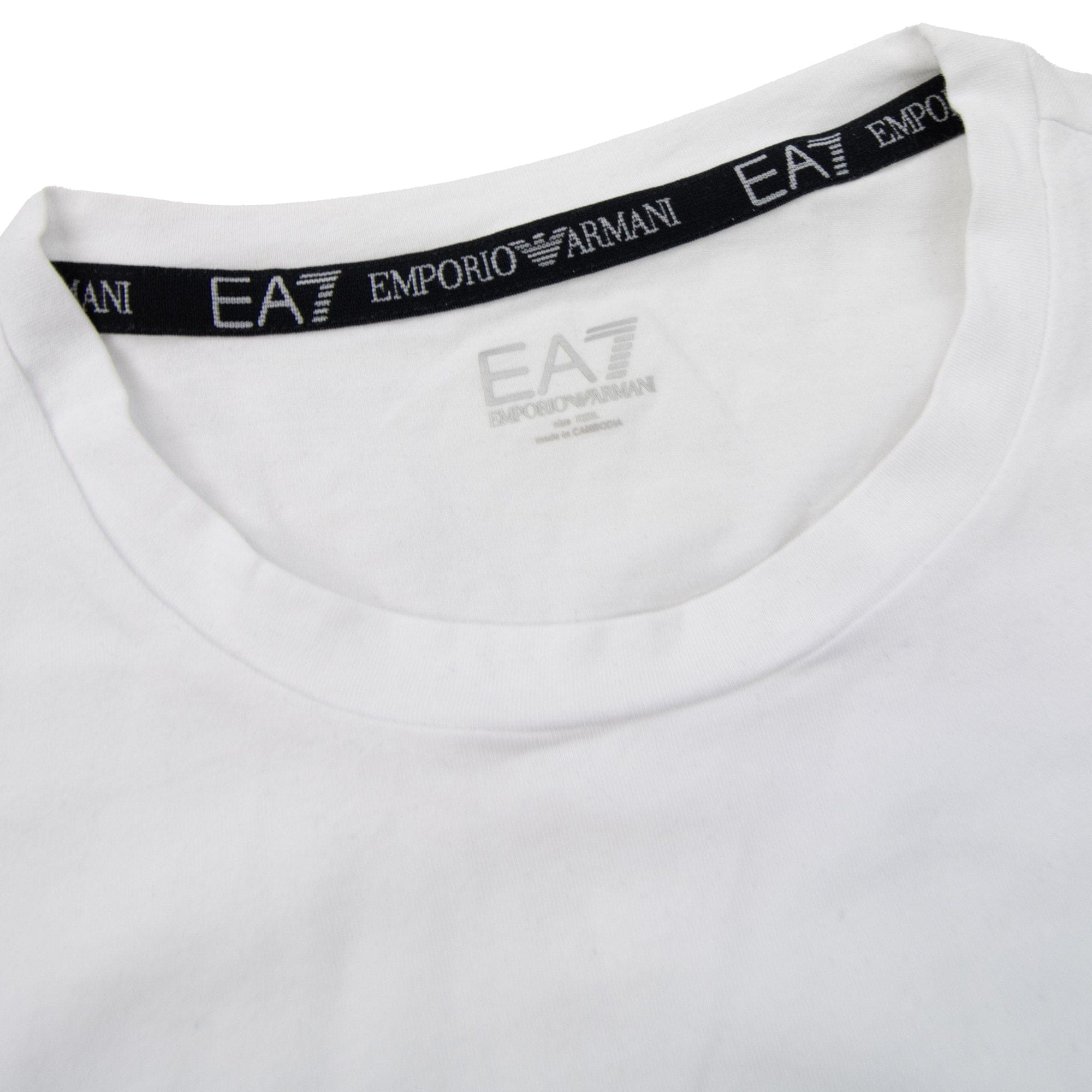 Pre-Loved EA7 Train Evolution Long Sleeve T-shirt White 3XL
