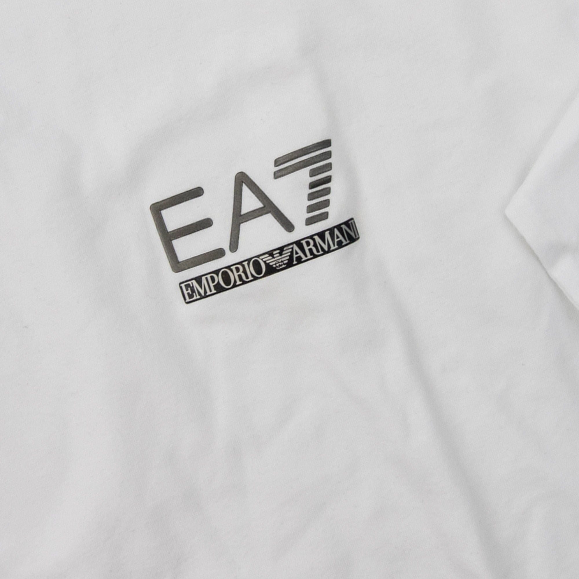 Pre-Loved EA7 Train Evolution Long Sleeve T-shirt White 3XL