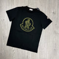 Moncler Junior Scribble T-Shirt - Black