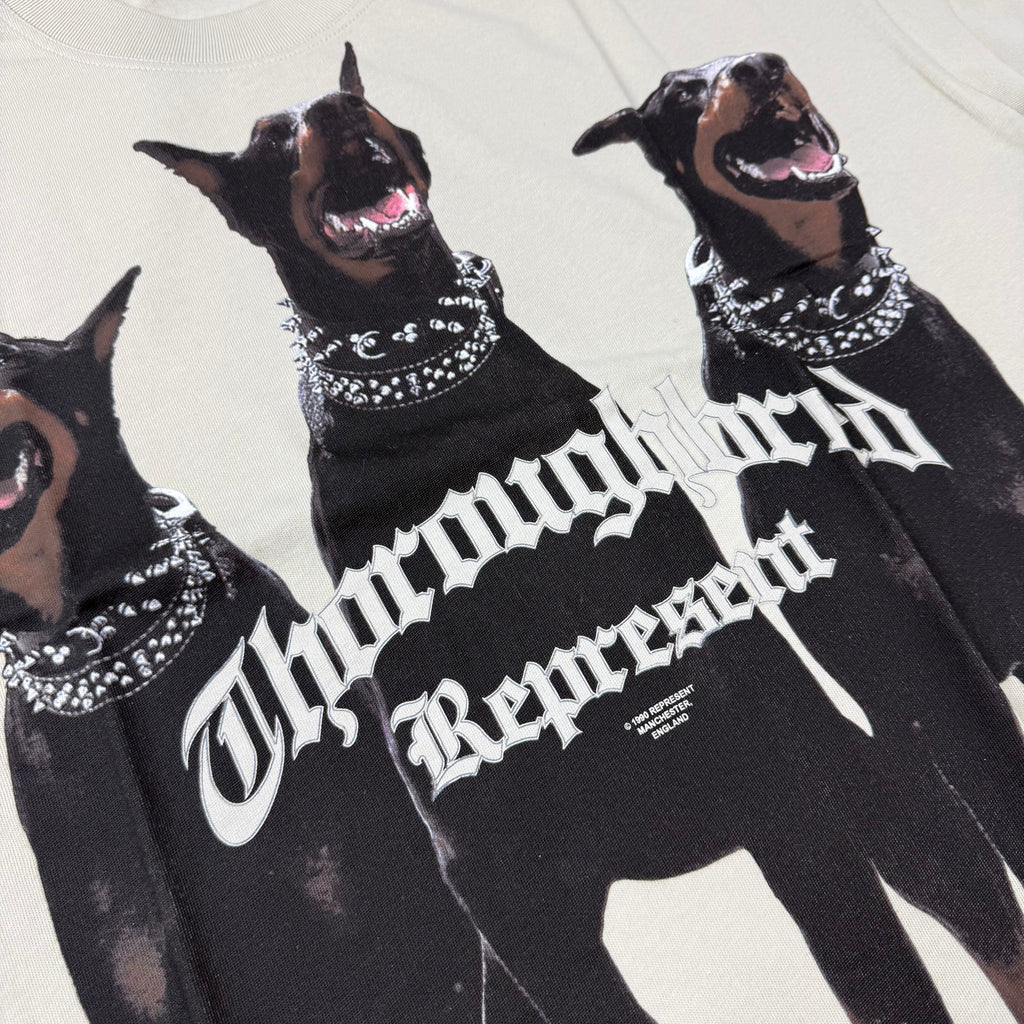 Represent 'Thoroughbred' T-Shirt - Vintage White