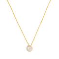 Women’s 9ct Yellow Gold 0.120ct Diamond Necklace