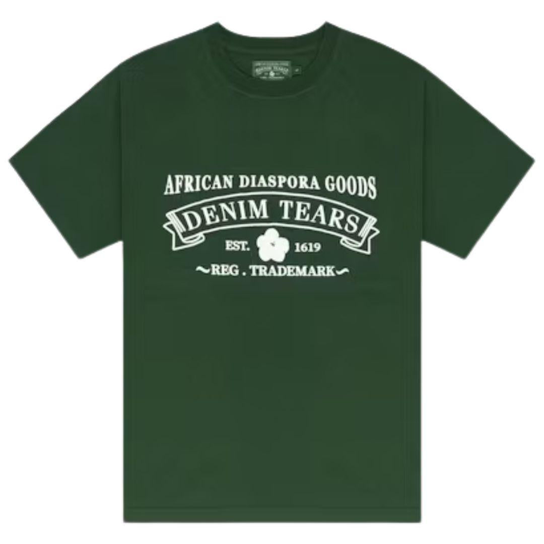 DENIM TEARS ADG T-SHIRT GREEN