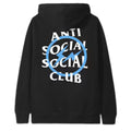 ANTI SOCIAL SOCIAL CLUB X FRAGMENT BLUE BOLT HOODIE BLACK
