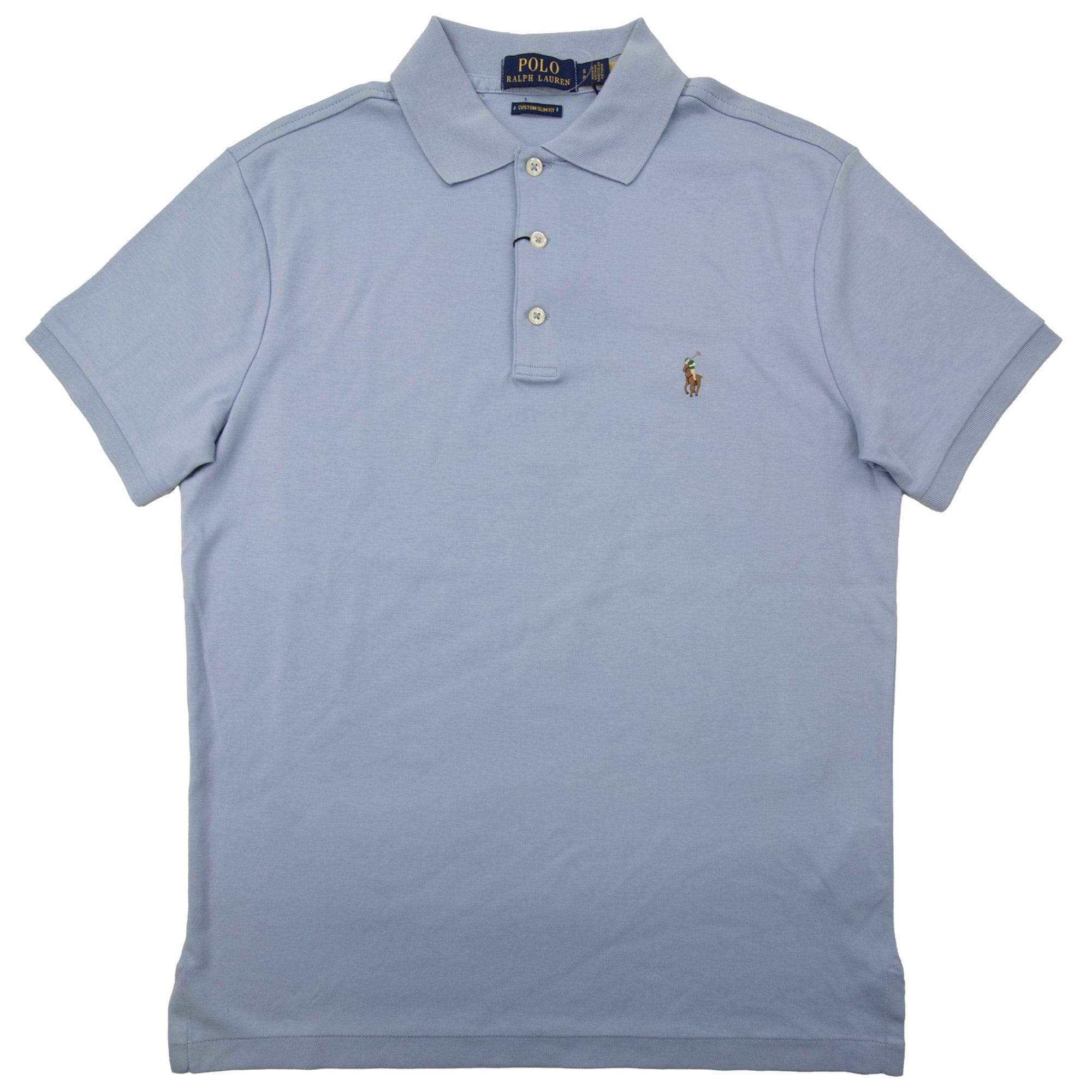 Pre-Loved Custom Slim fit Polo Light Blue Small