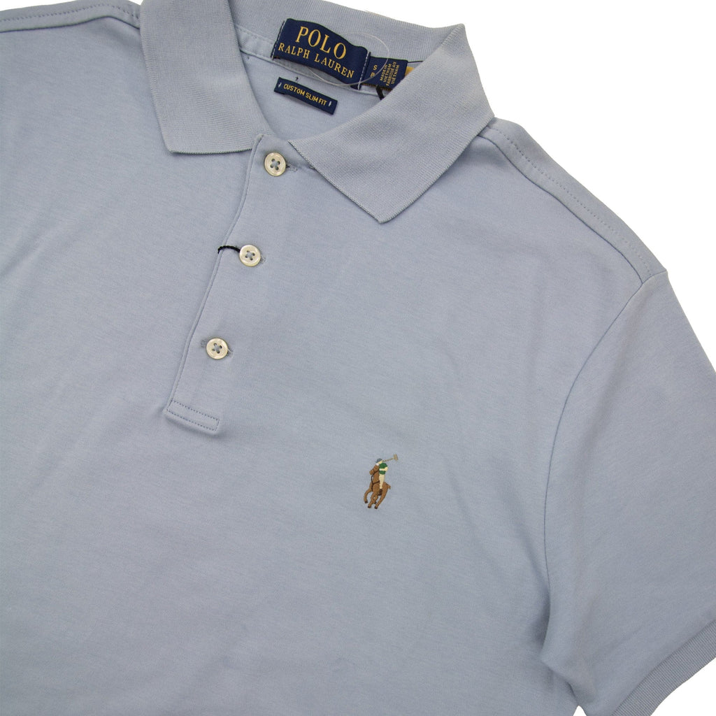 Pre-Loved Custom Slim fit Polo Light Blue Small